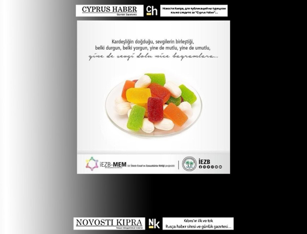 İskele Esnaf ve Zanaatkarlar Birliği Halkın Ramazan Bayramını Kutladı