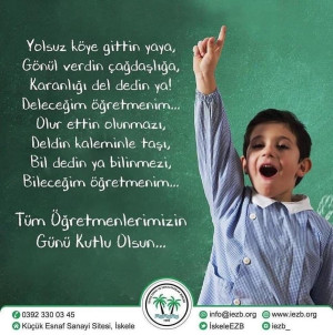 İskele Esnaf ve Zanaatkârlar Birliği’nden 24 Kasım’a Özel: “Öğretmenler Geleceğimizin Temelidir”